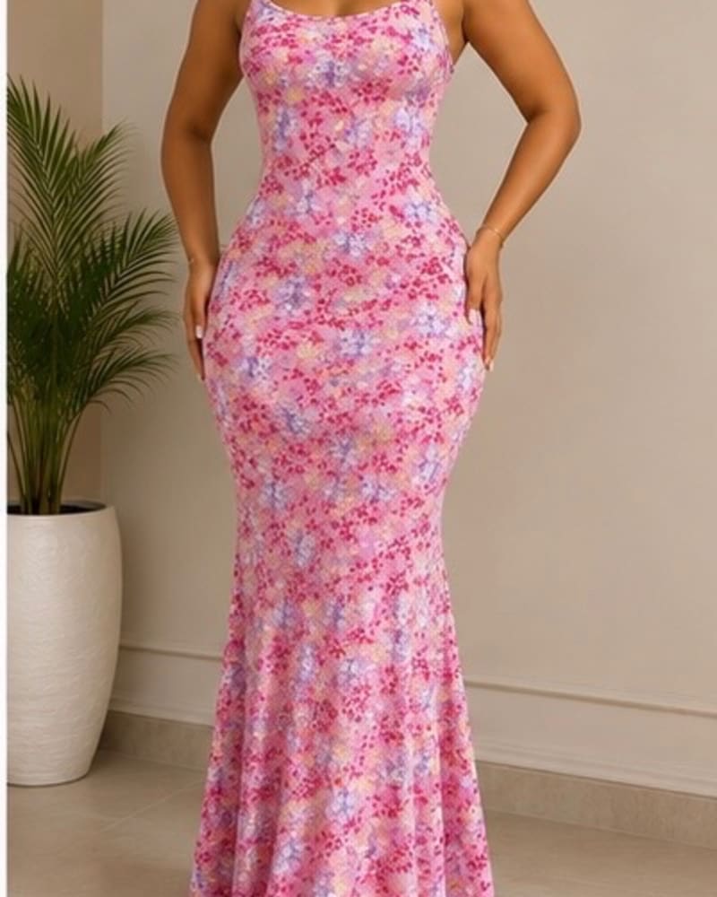 Pattern maxi gown 2 in Pattern