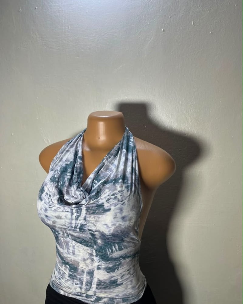 Flowery cowl neck 3 in Flowery cowl neck 1