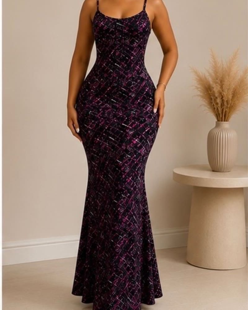 Pattern maxi gown 5 in Pattern