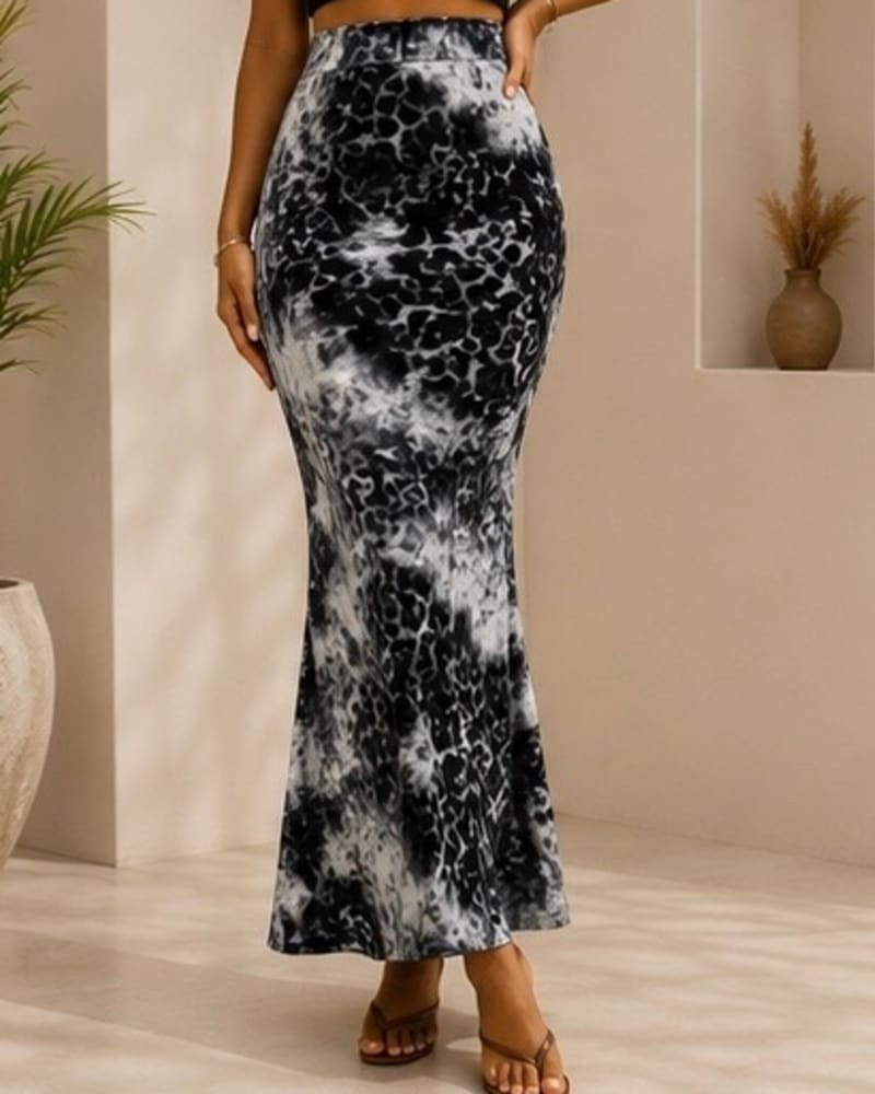 Pattern maxi skirt 14 in Pattern