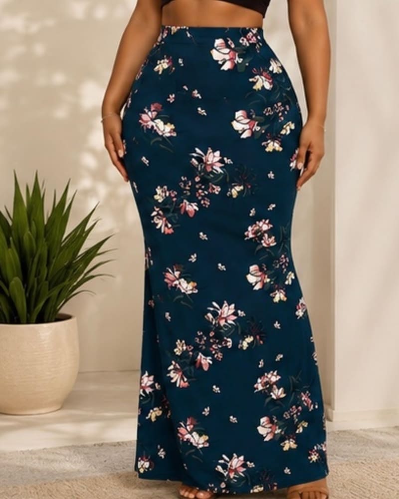 Pattern maxi skirt 4 in Pattern