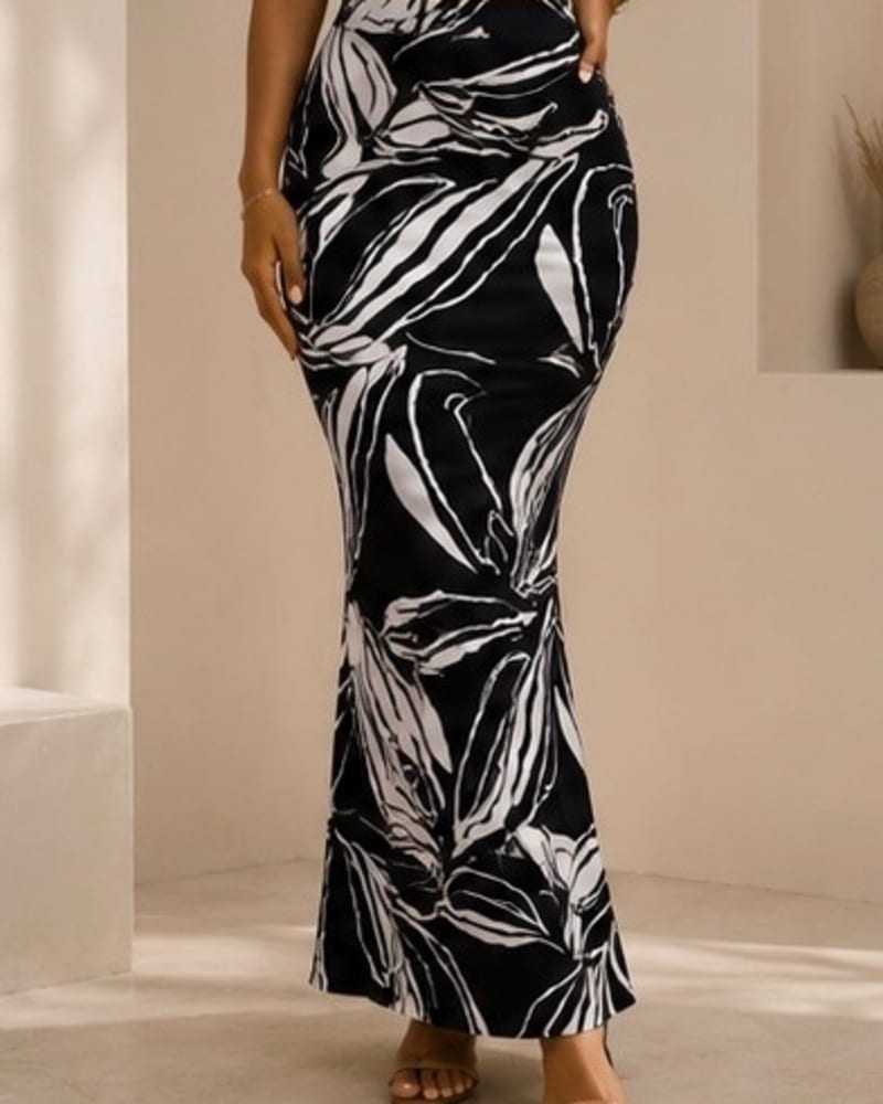 Pattern maxi skirt 17 in Pattern