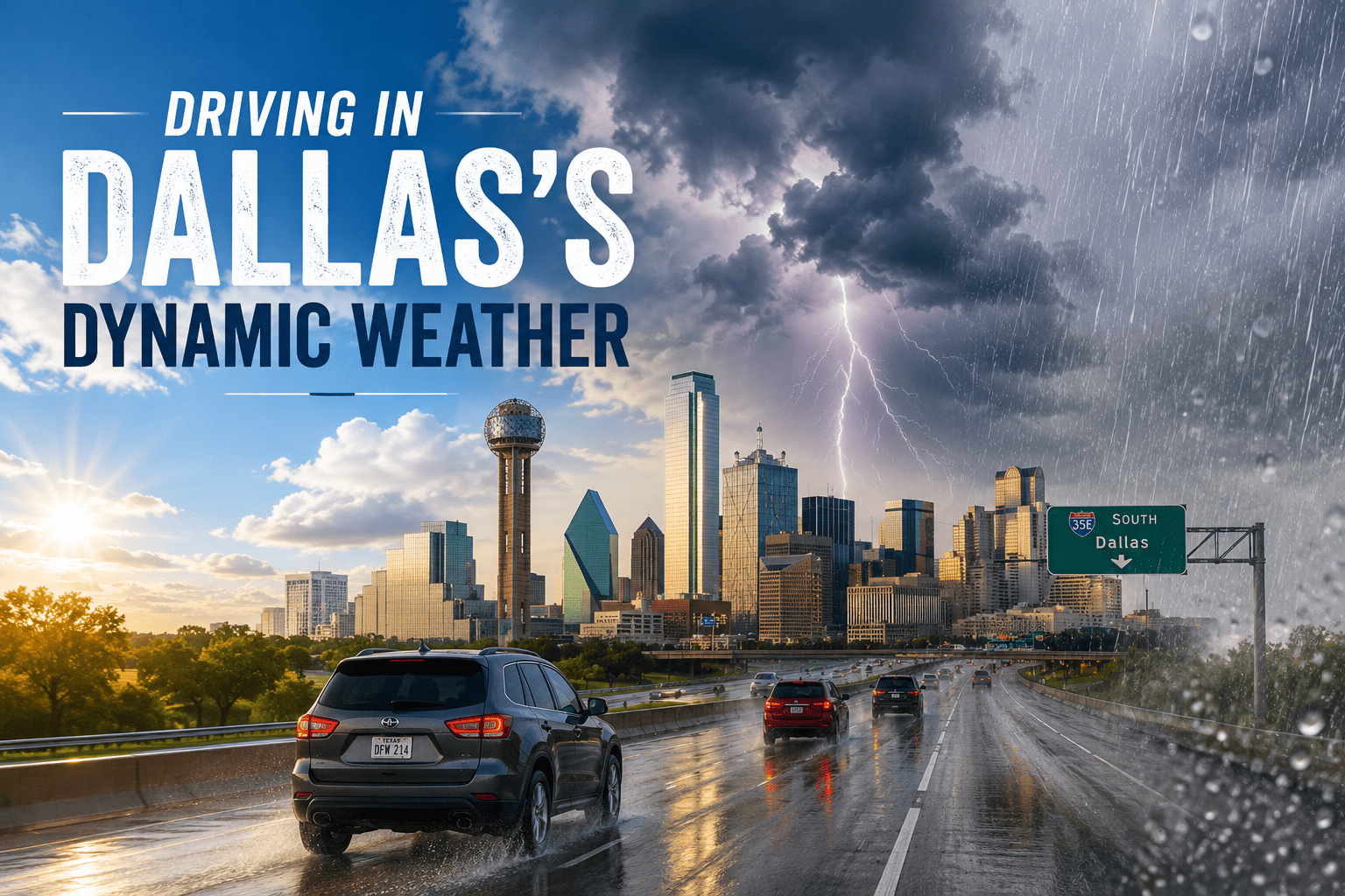 Cashing Carz Tips - Driving in Dallas's Dynamic Weather
