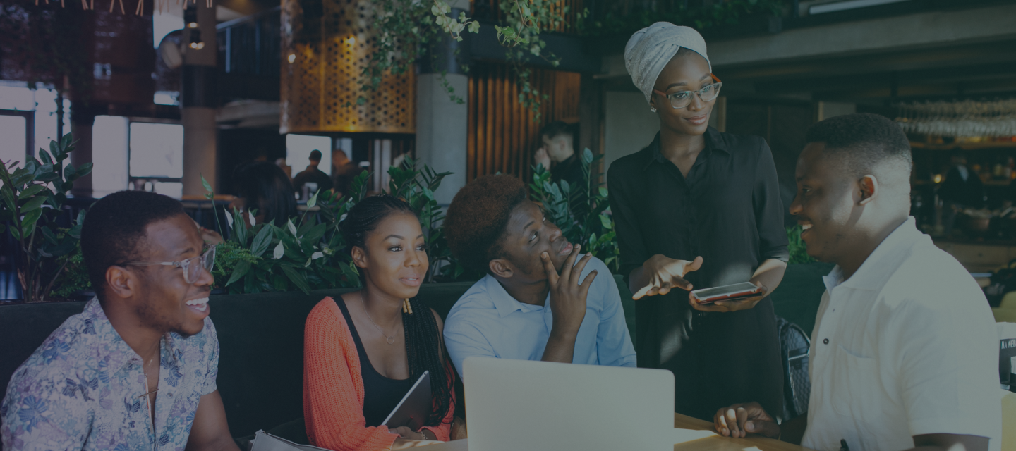 Students learning at Codefactory