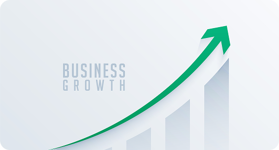 Business growth graph