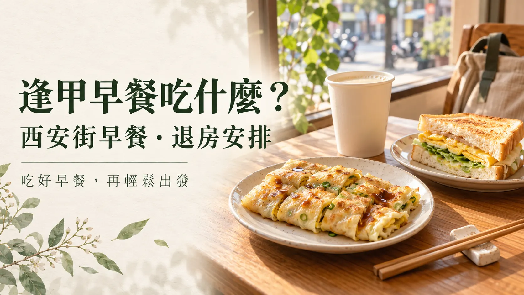 逢甲早餐吃什麼？從西安街出發的早餐選擇與退房安排