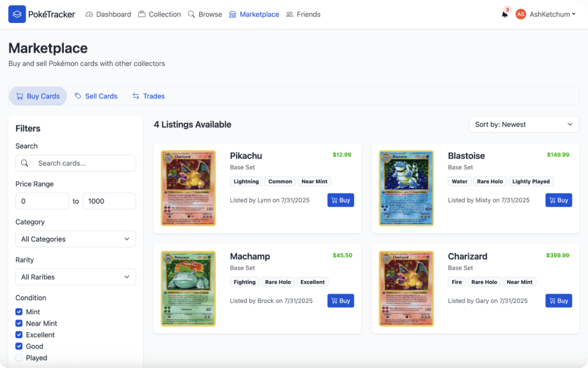 Project Case Study: PokeTracker - Screenshot #4