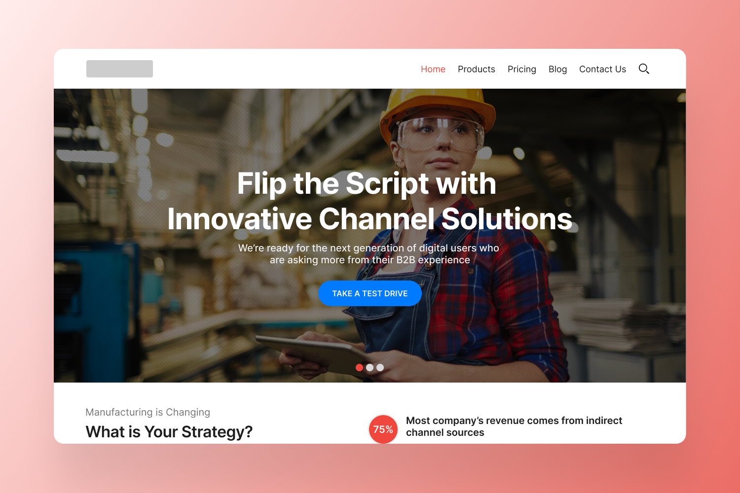 B2B Company Website Redesign
