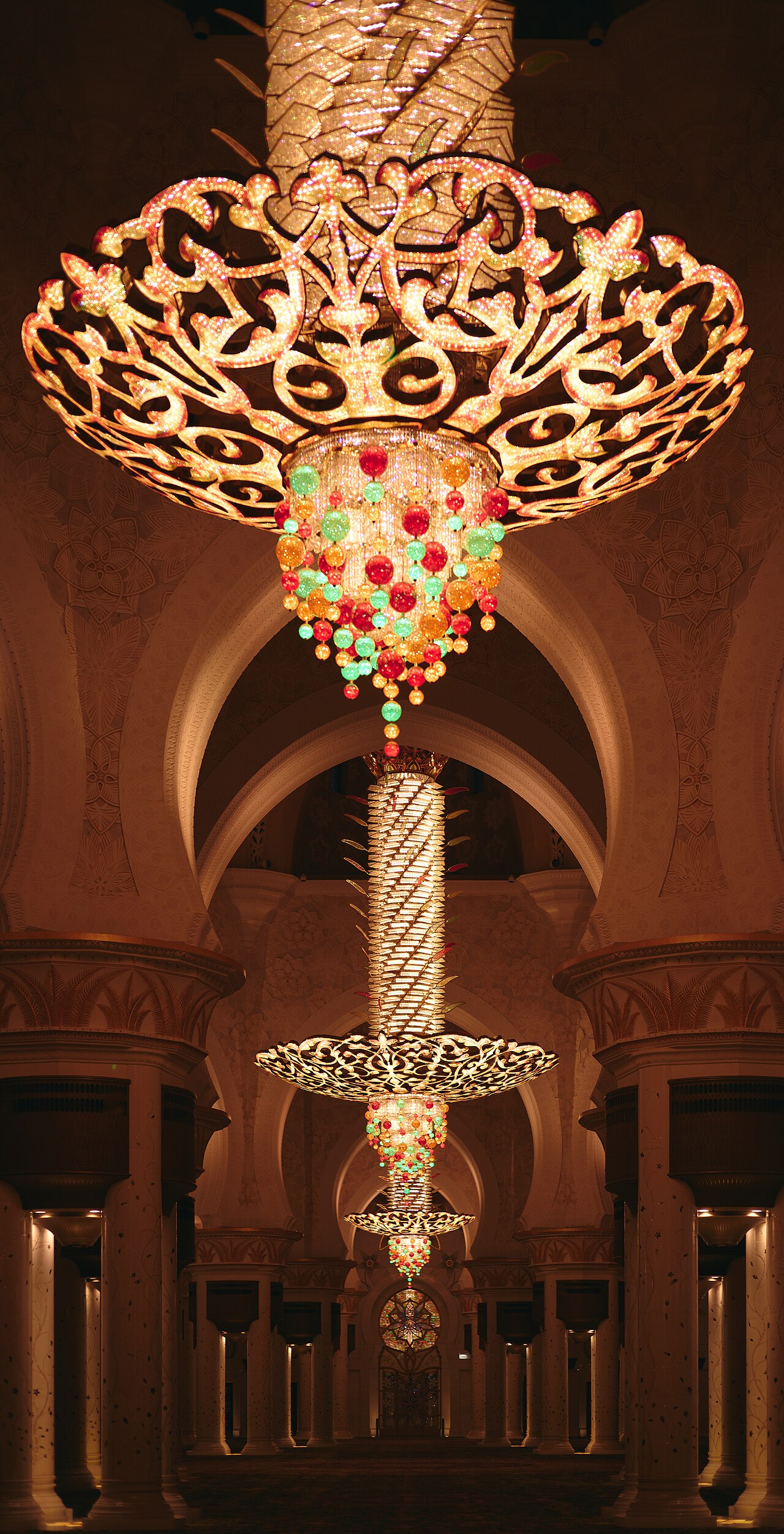 Middle Eastern food spread