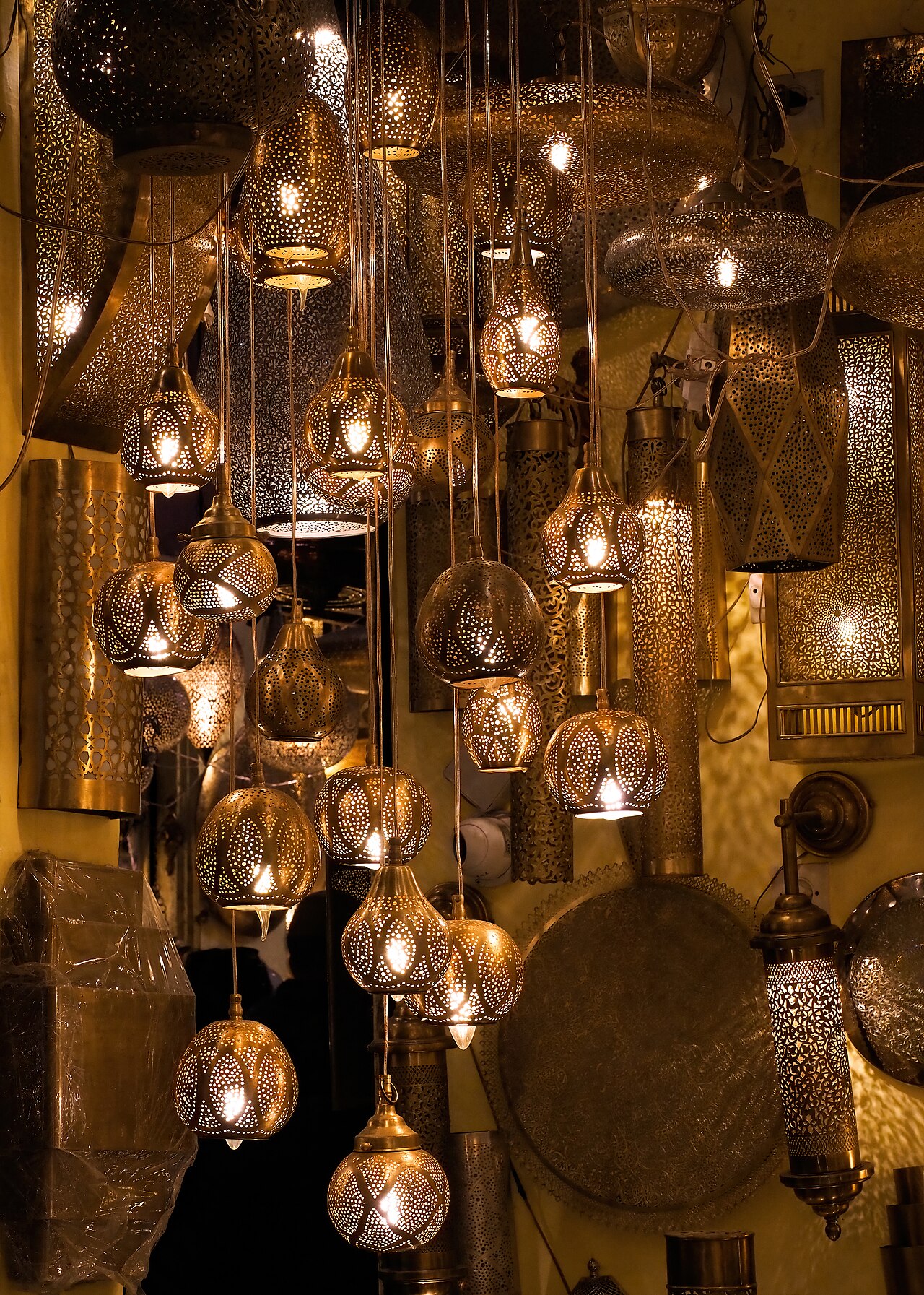 Marrakech medina rooftops