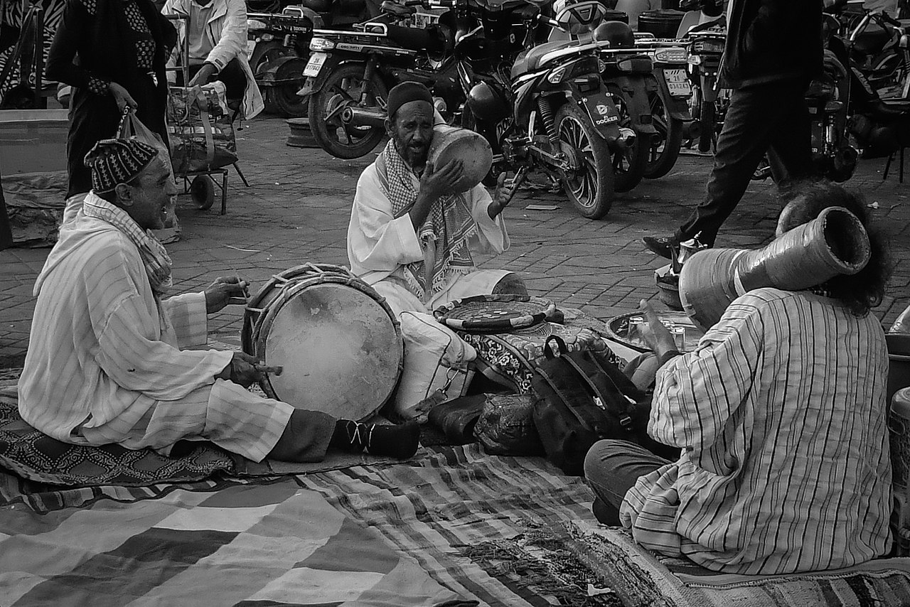 Marrakech riad courtyard