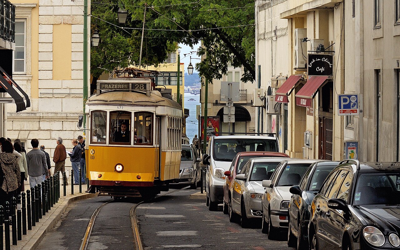 Lisbon colorful streets