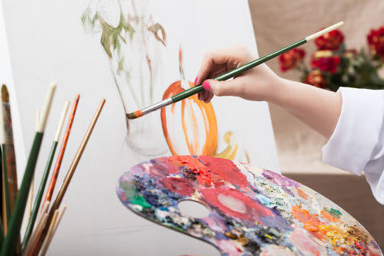 "Brush and Bliss" - Craft Colors, Create Memories