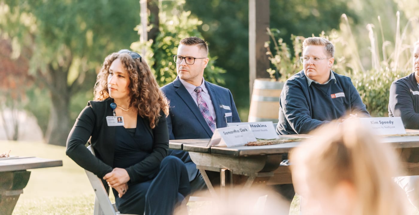 Samantha Clark at a recent panel on behavioral health hosted by Charlie Health. Photo credit: Charlie Health/Pavlovna Photography