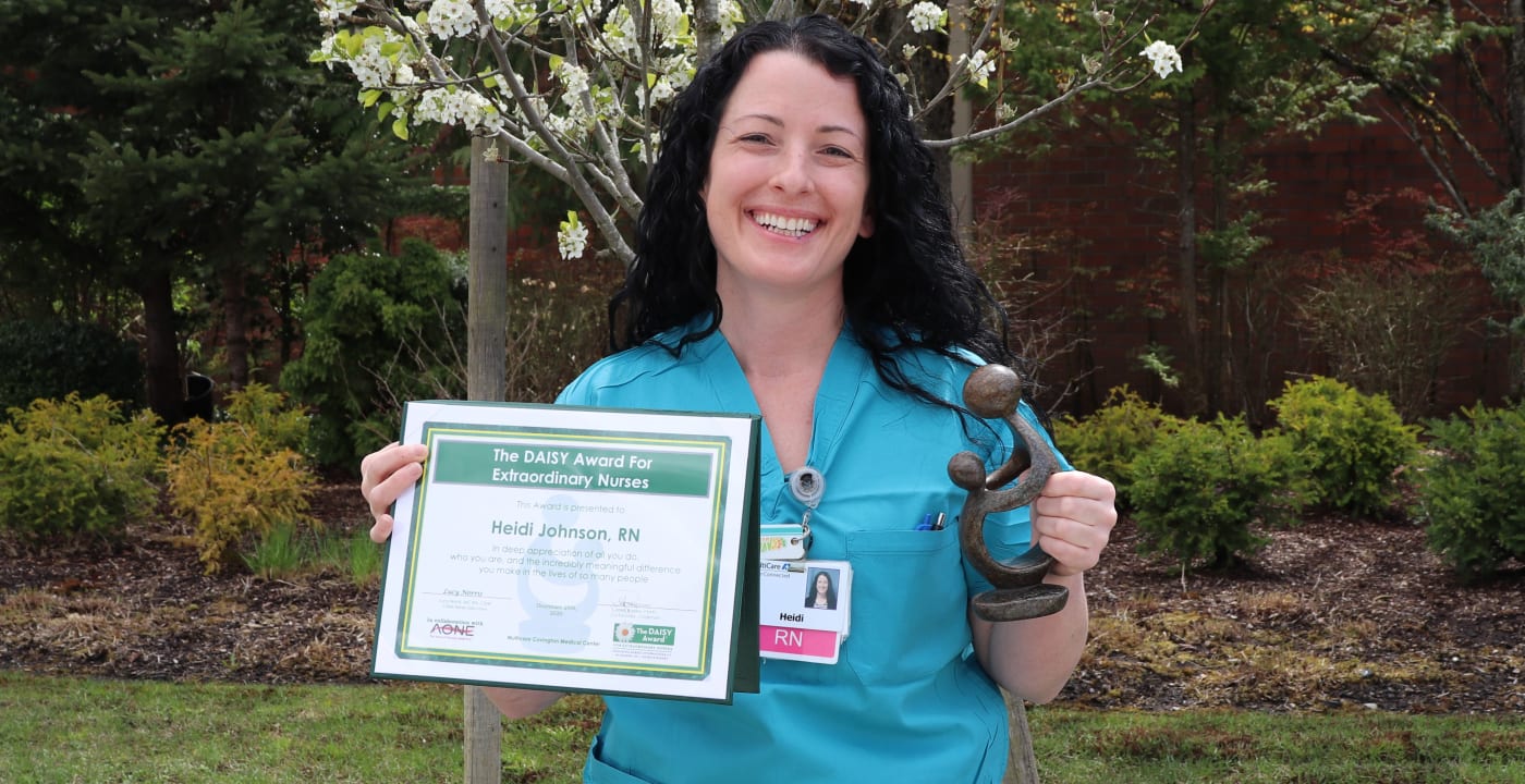 Daisy Award winner Heidi Johnson, RN