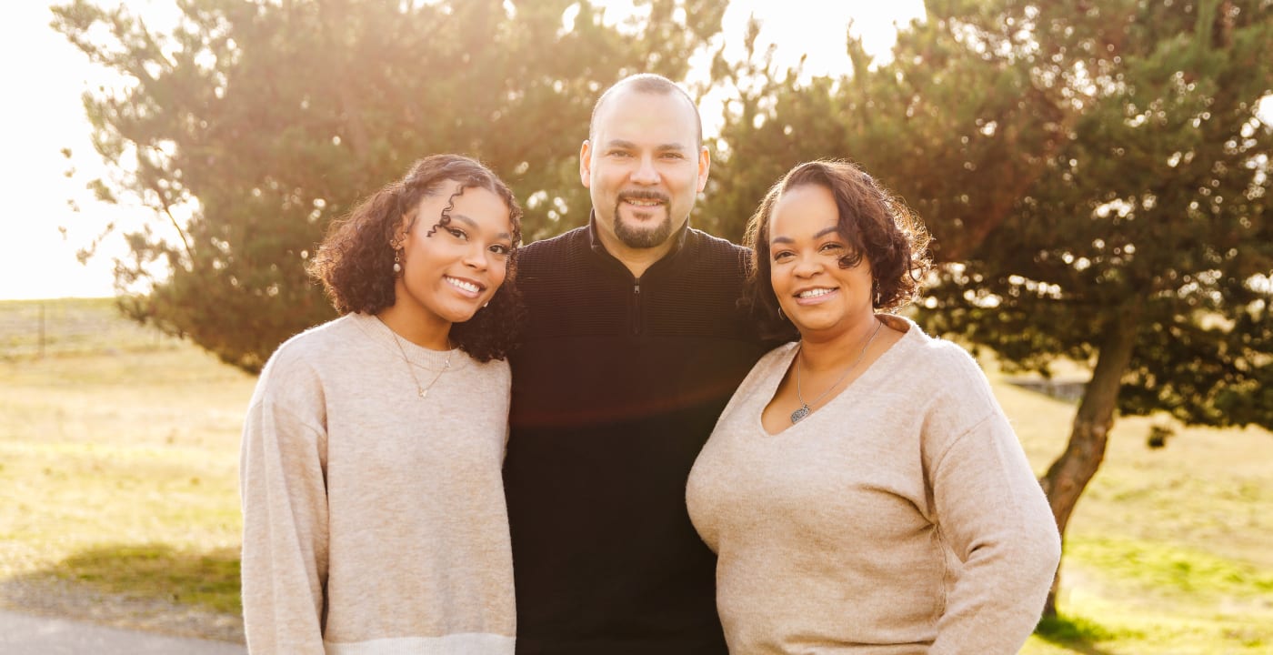 Tamia, Ed and Sharie Ramos