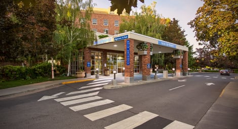 Entrance to Yakima Memorial Hospital