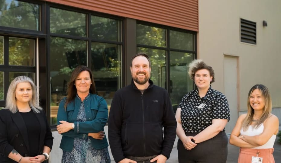 Behavioral health team poses for group photo