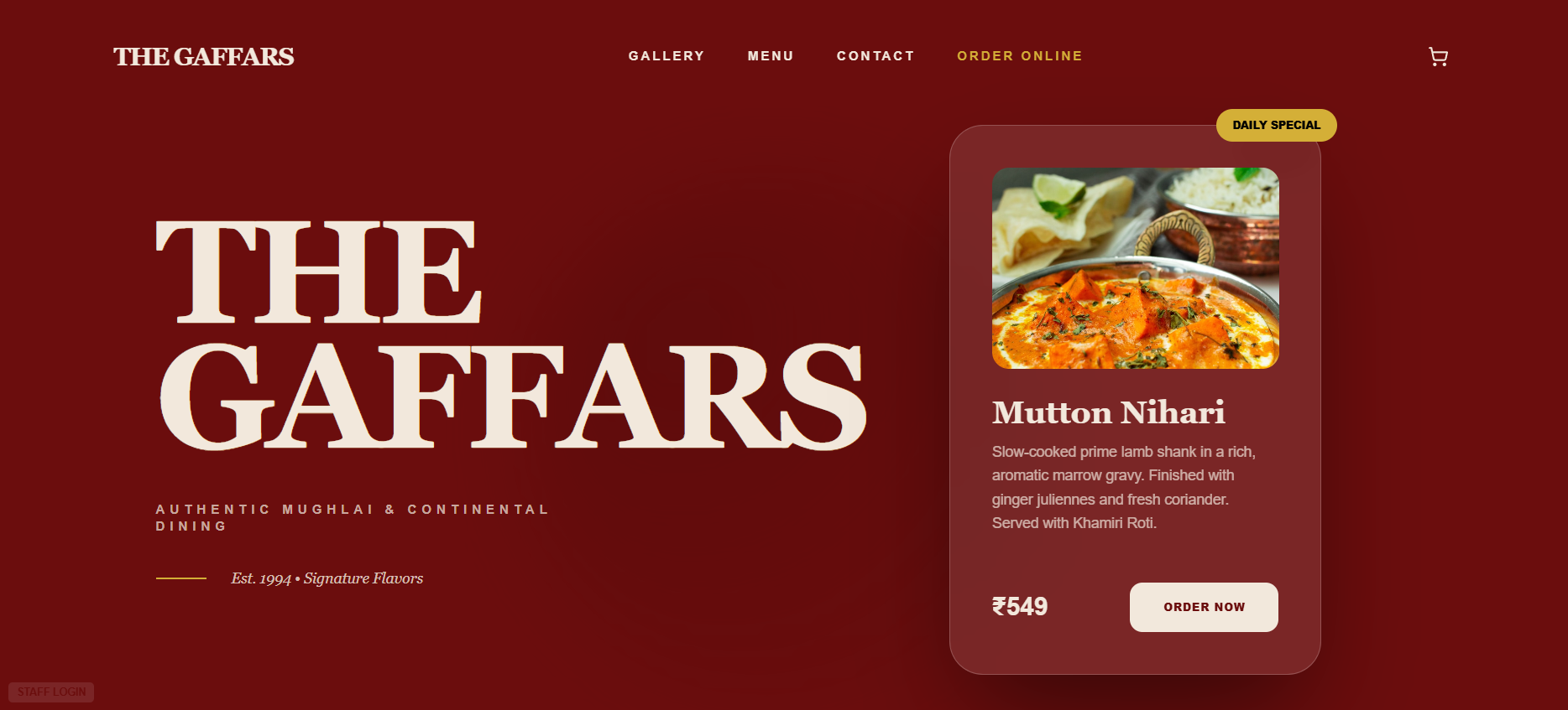 THE GAFFAR’S