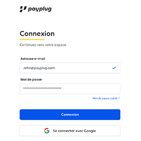 Payplug merchant portal