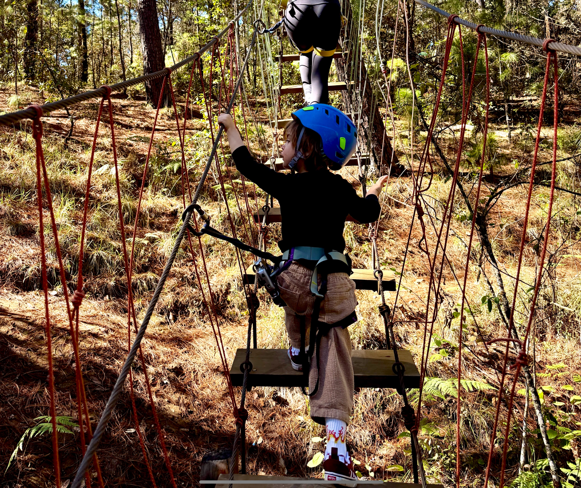 Zip-lining