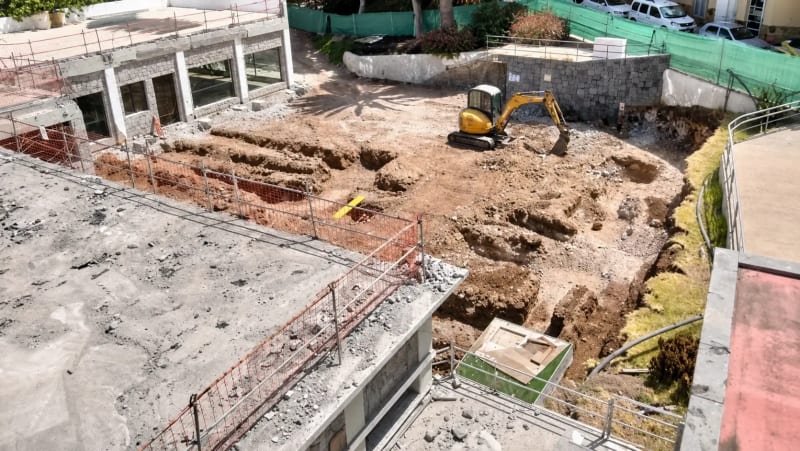 Pérez Moreno avanza con las obras de ampliación y mejora del Centro Deportivo de Ingenio