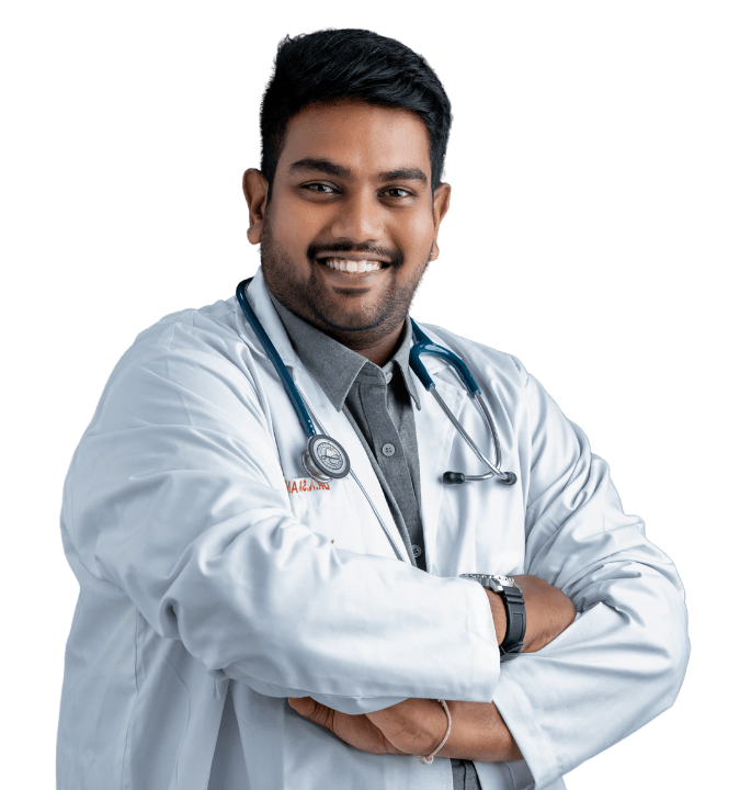 Blood sugar testing at Srinivasa Hospital & Nursing Home