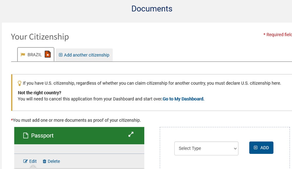 Passo 9 - Global Entry