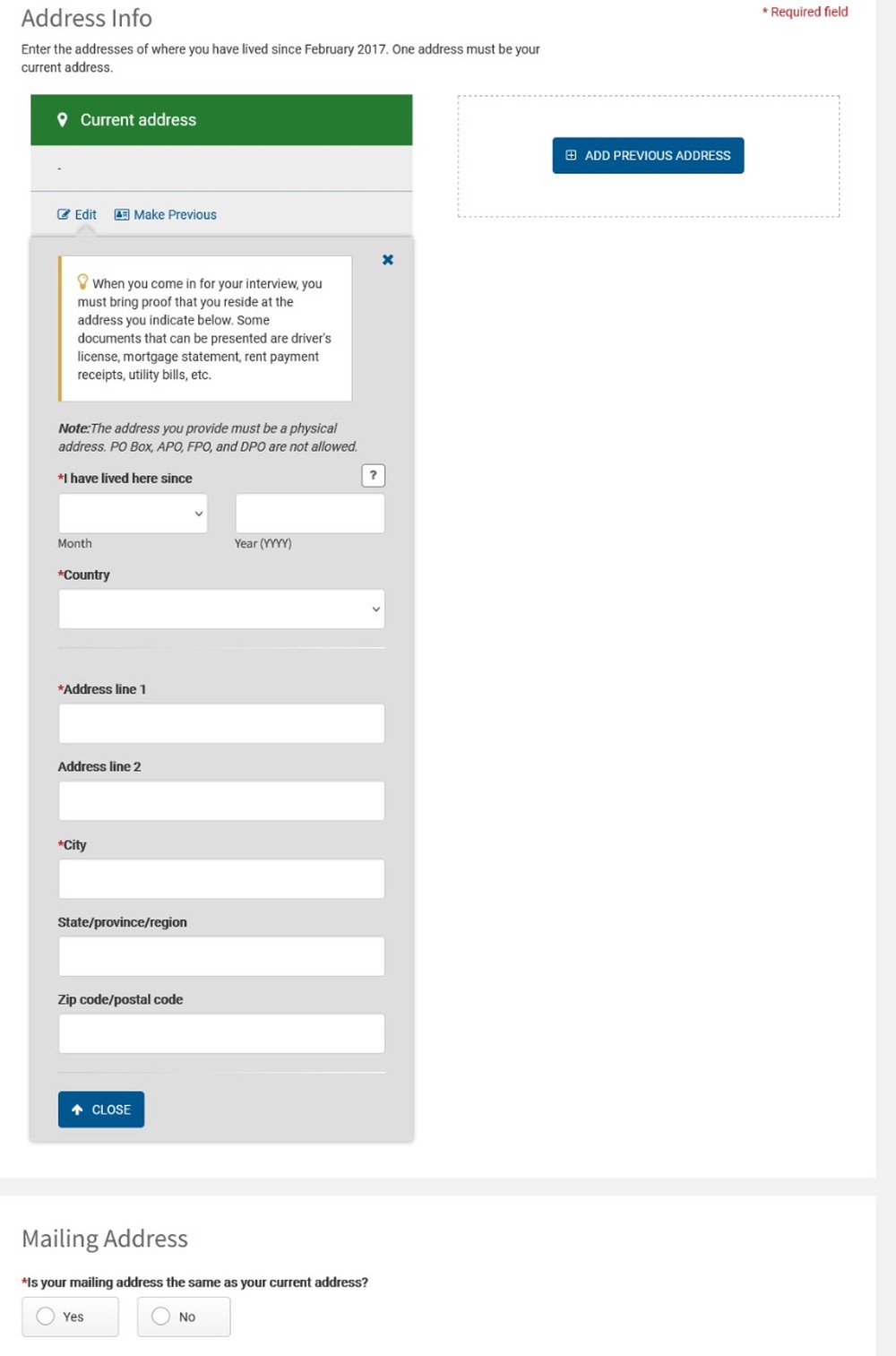 Passo 11 - Global Entry