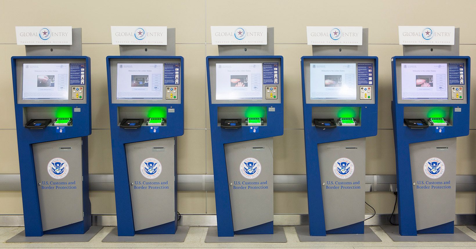 Quiosques Global Entry