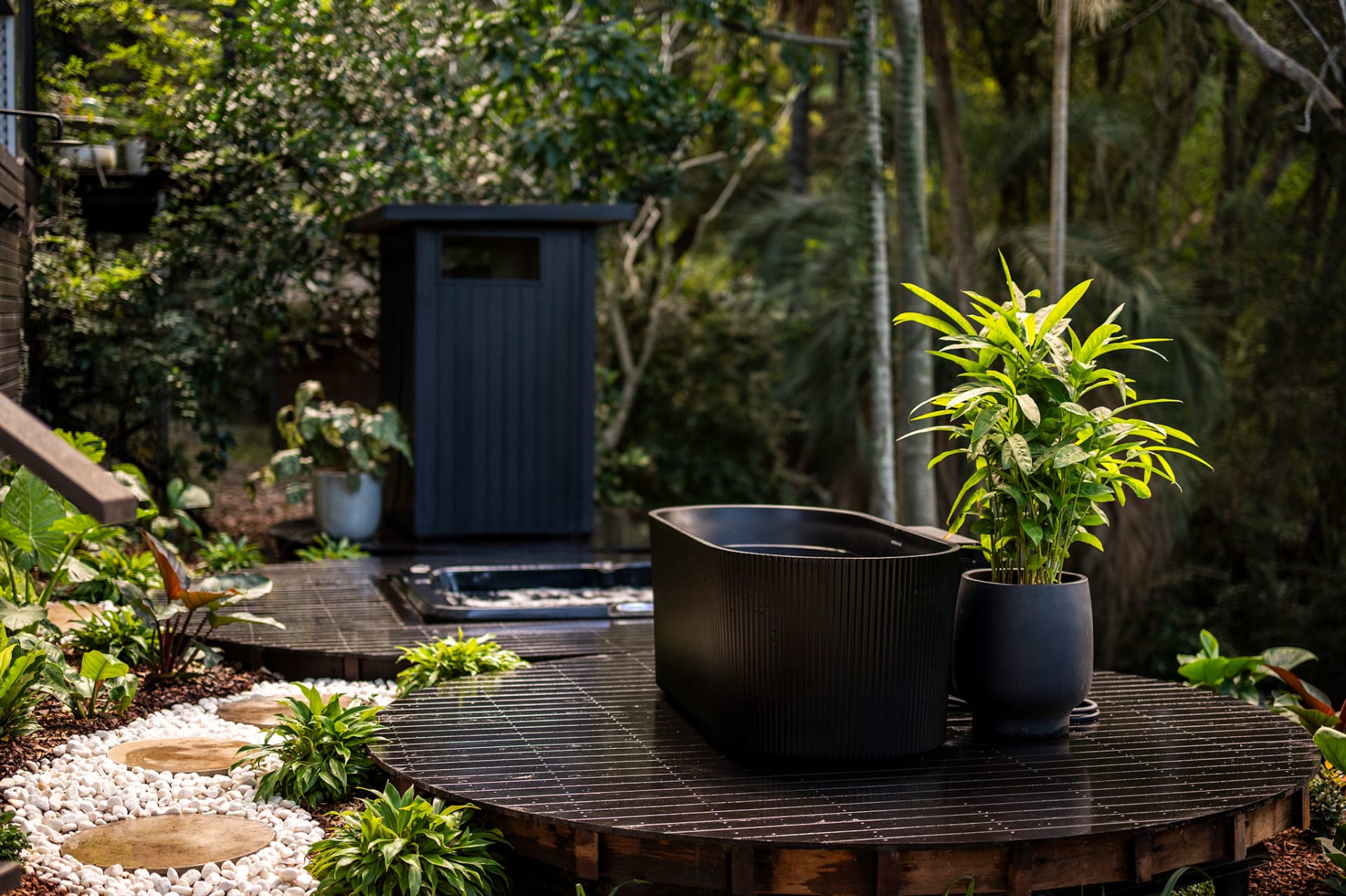 Surrounded by a tranquil rainforest in Indooroopilly