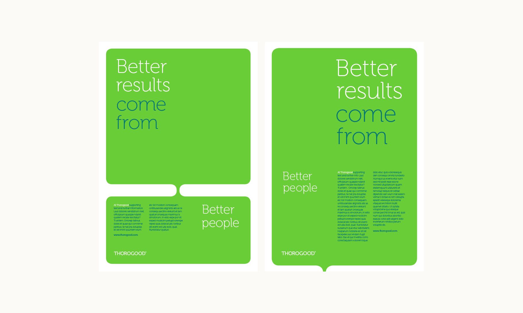 Thorogood brand guidelines – messaging