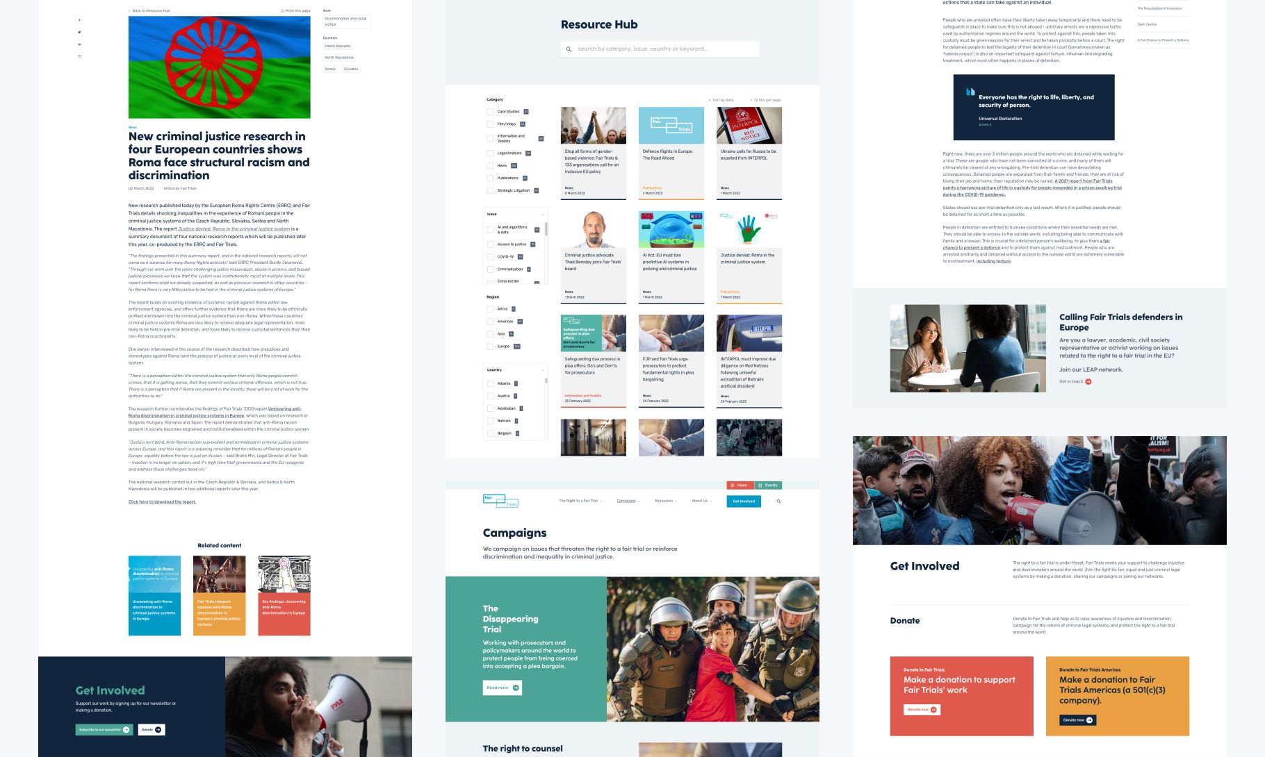Fair Trials Website Development