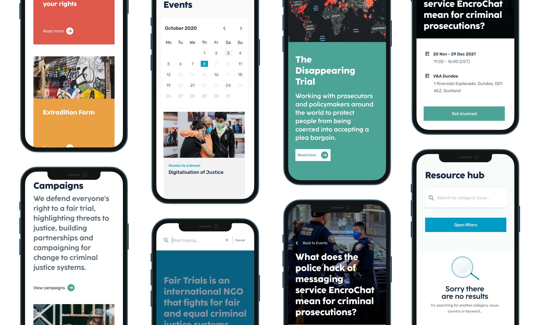 Fair Trials Website Development