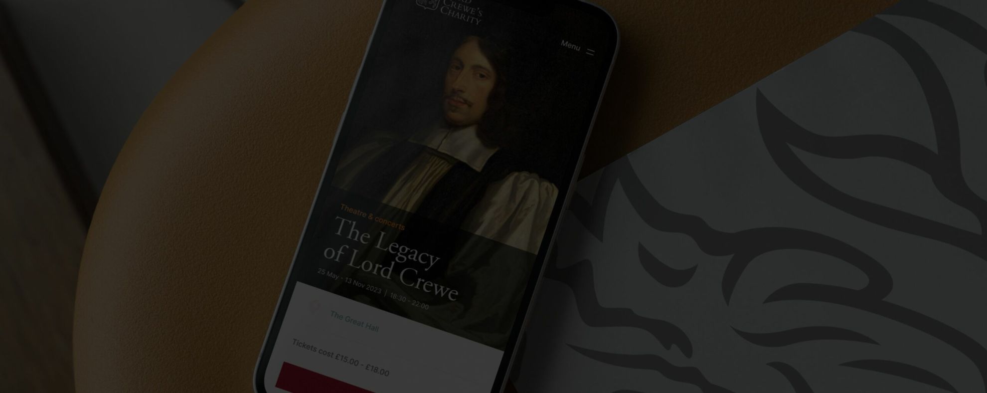 Lord Crewe WordPress website