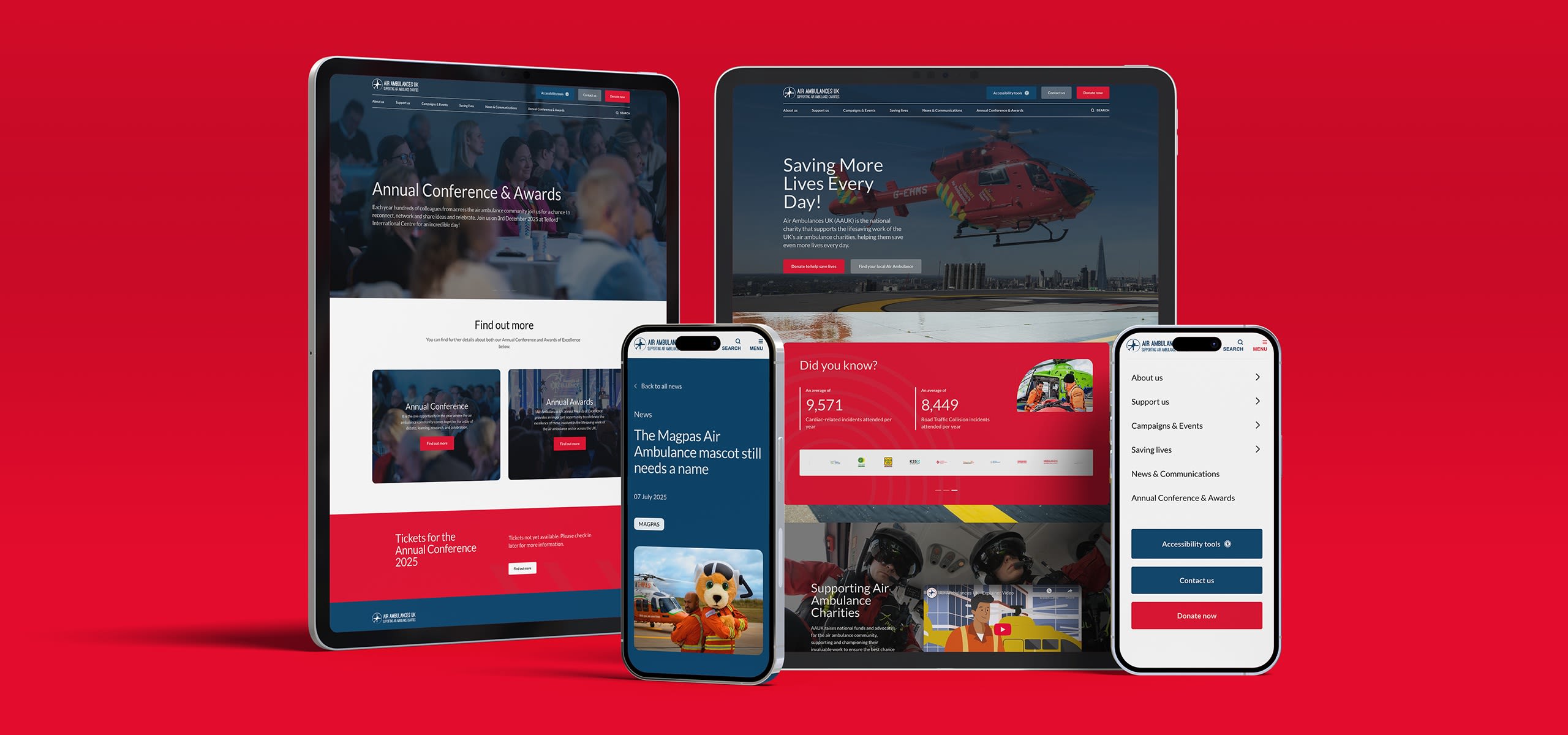 Air Ambulances UK Website Case Study