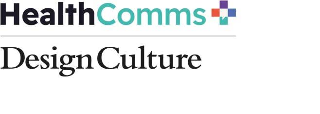 HealthCommsPlus_DesignCulture Partnership Logo