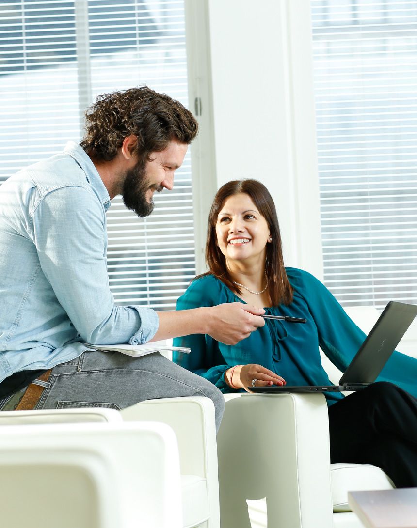 Thorogood employees chatting