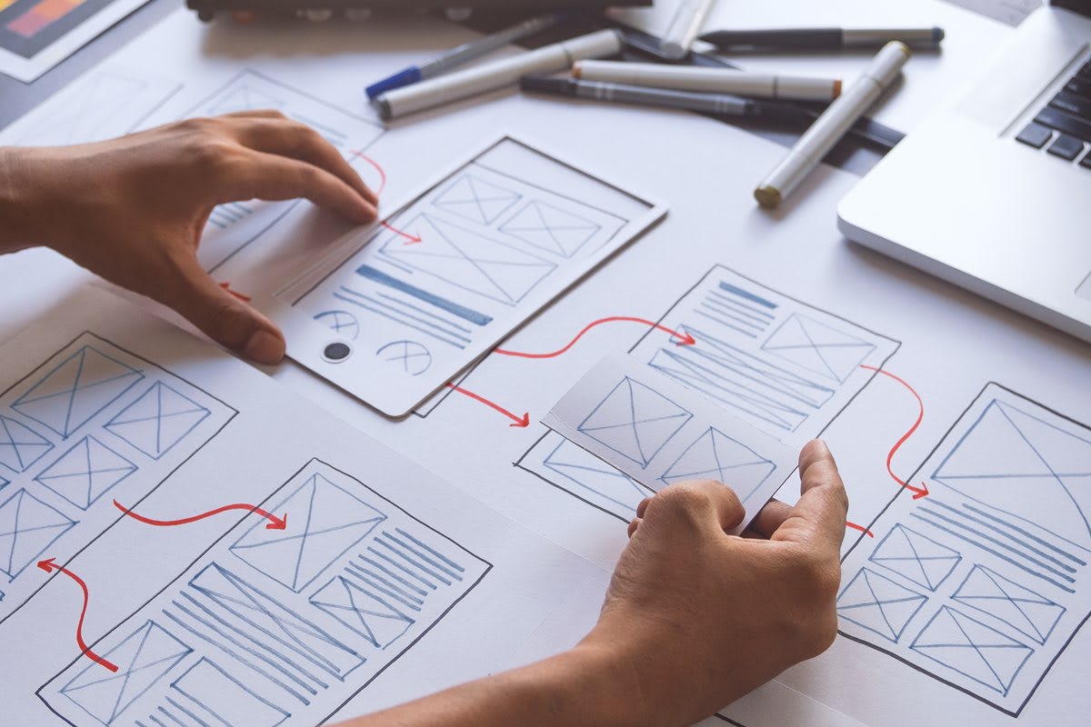 Website layout and design