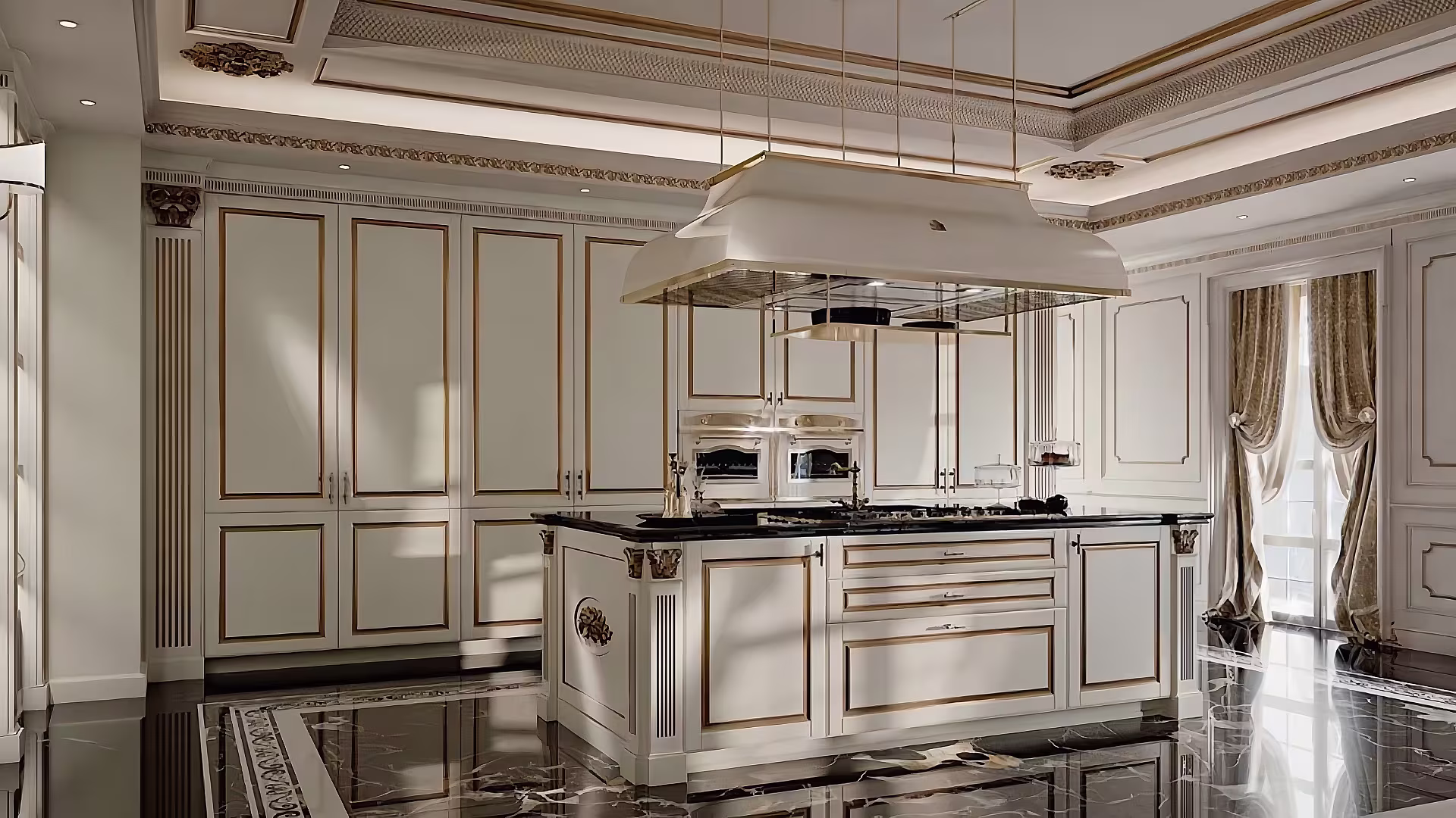 Background Italian kitchen design