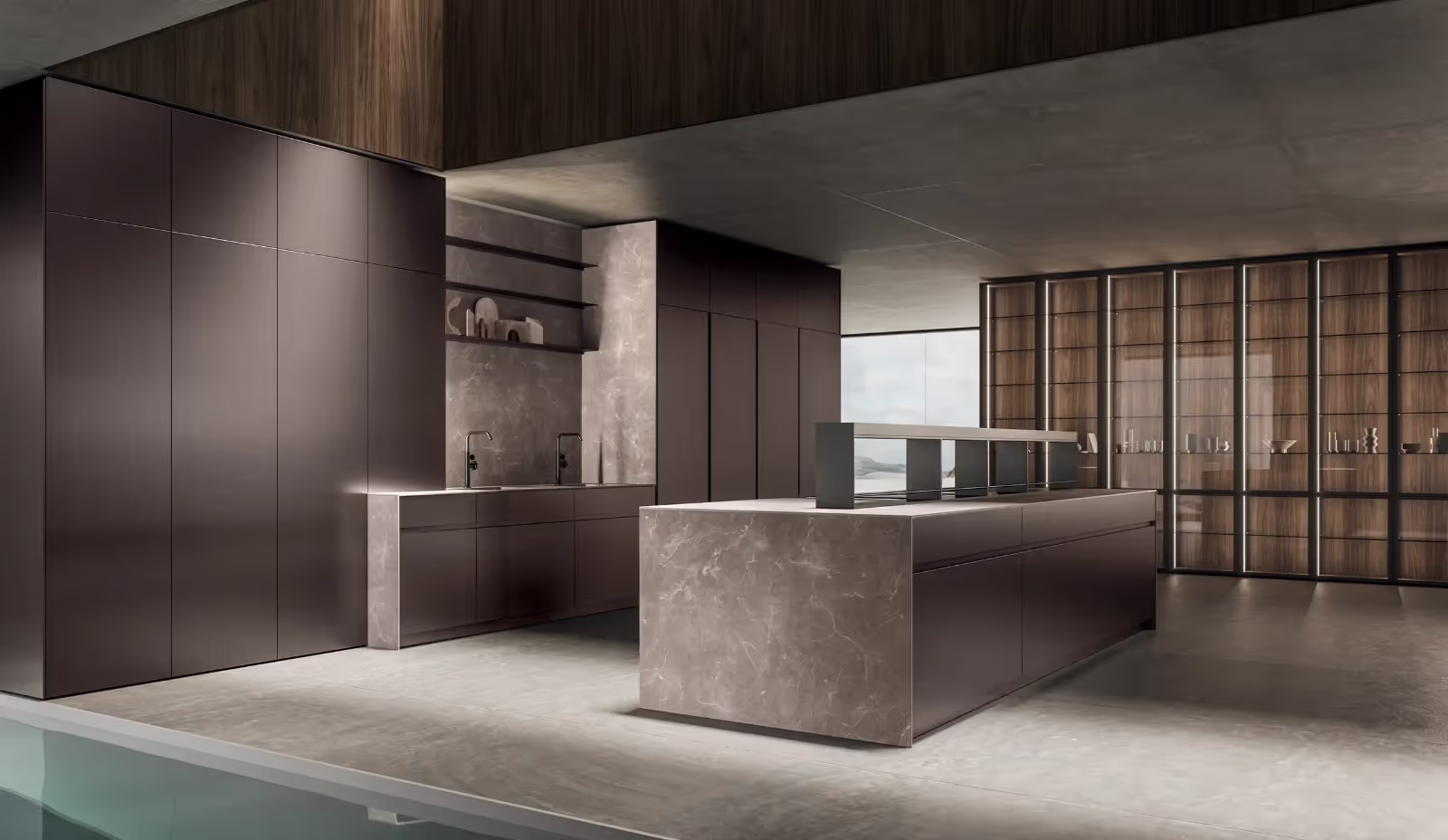 Modern Italian kitchen with sleek design