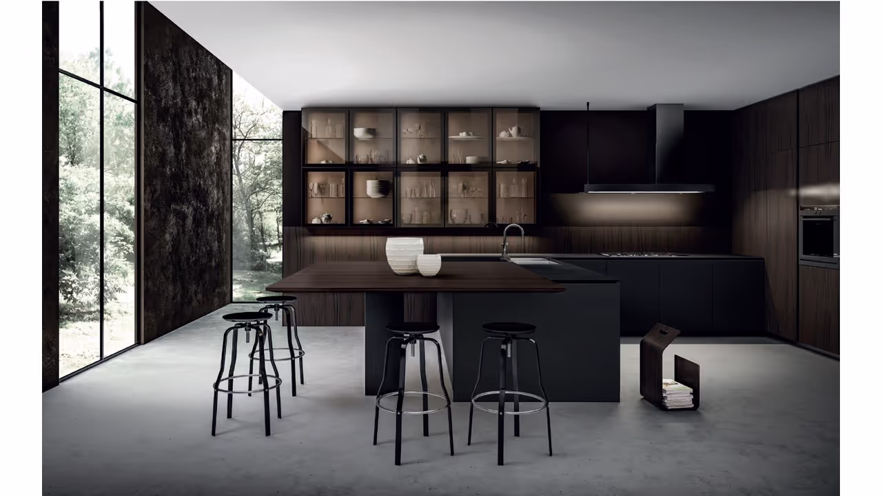 Sleek modern kitchen design