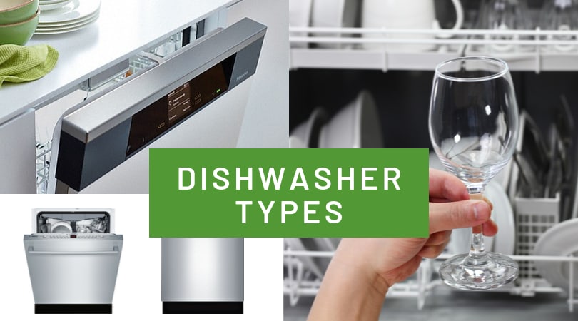 Dishwasher Types and Sizes - Standard or Portable?