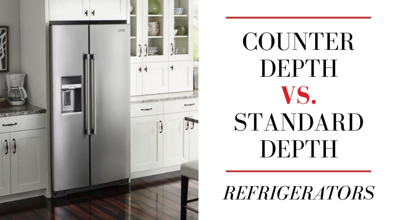 Counter Depth Vs Standard Depth Refrigerator 