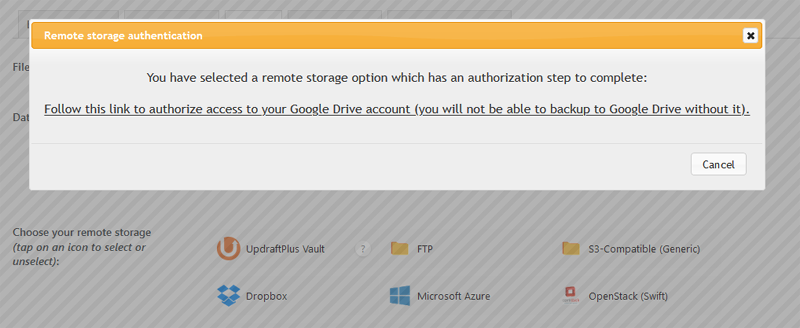 Remote Storage Authentication