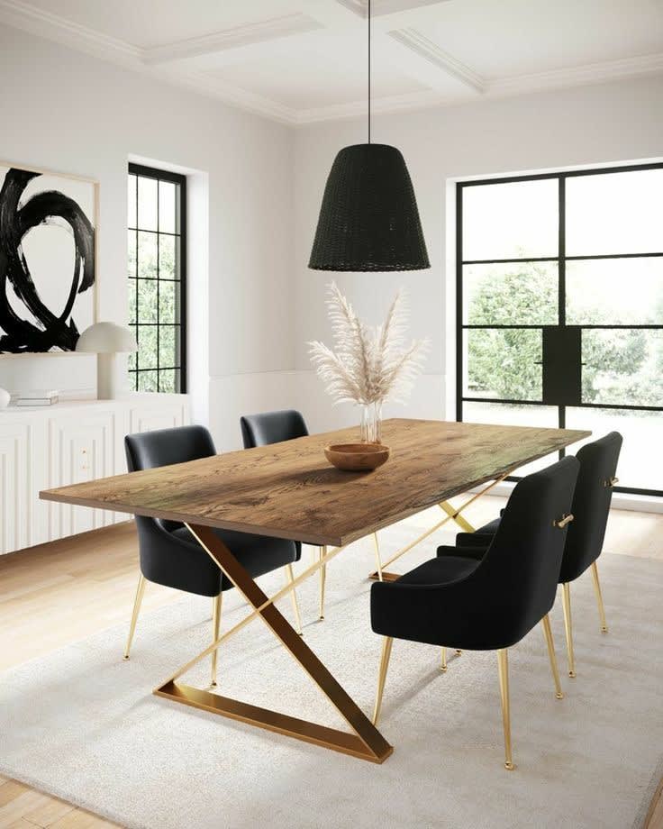 wood dining table