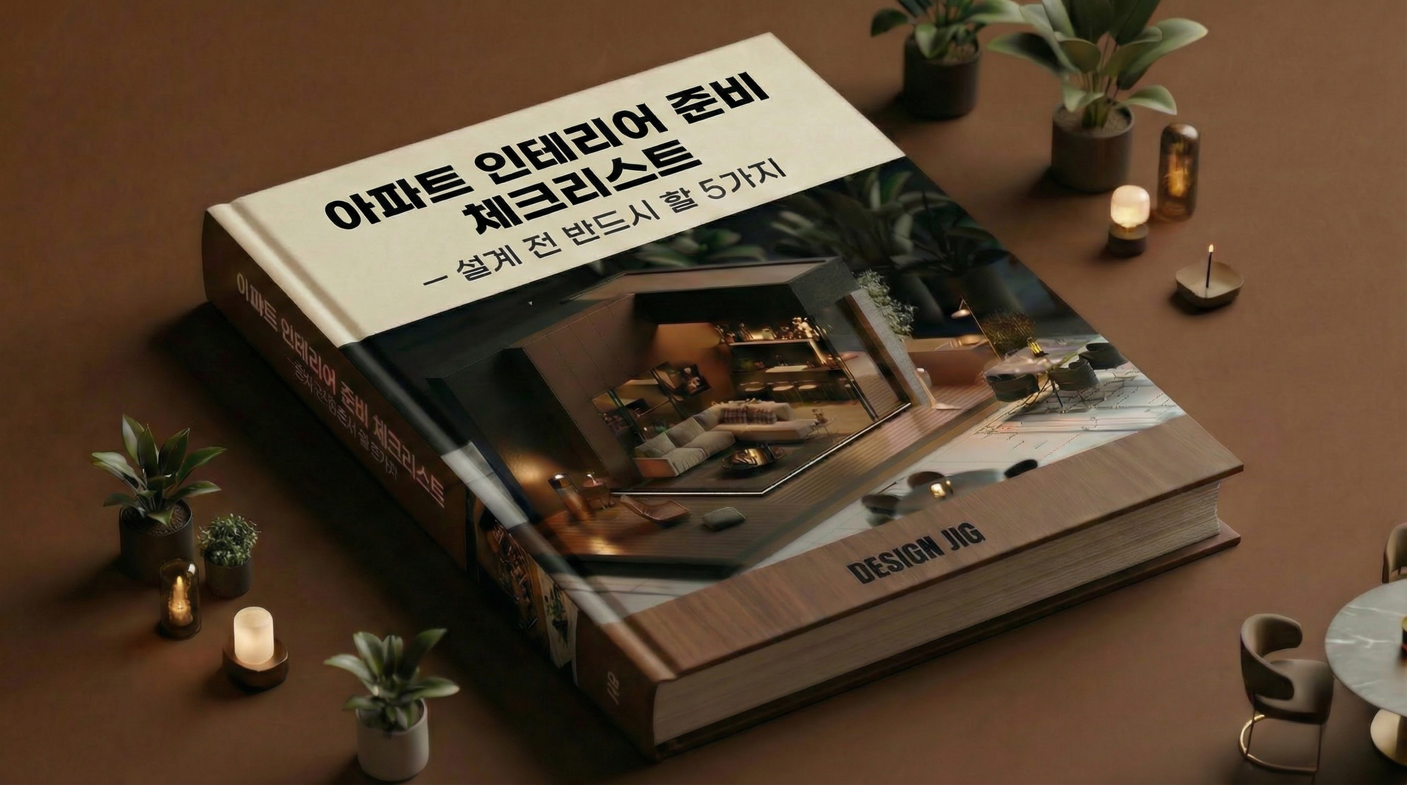 아파트 인테리어 설계 전 준비 체크리스트 콘텐츠 표지