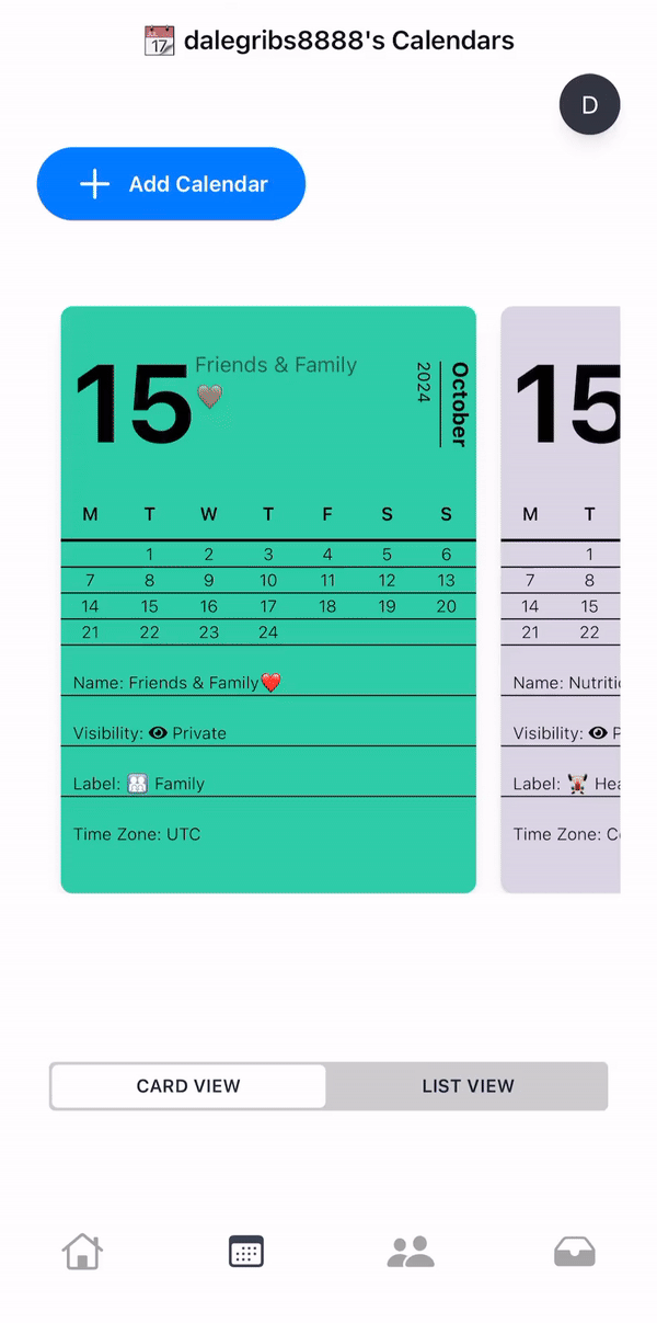 Calendar Integration