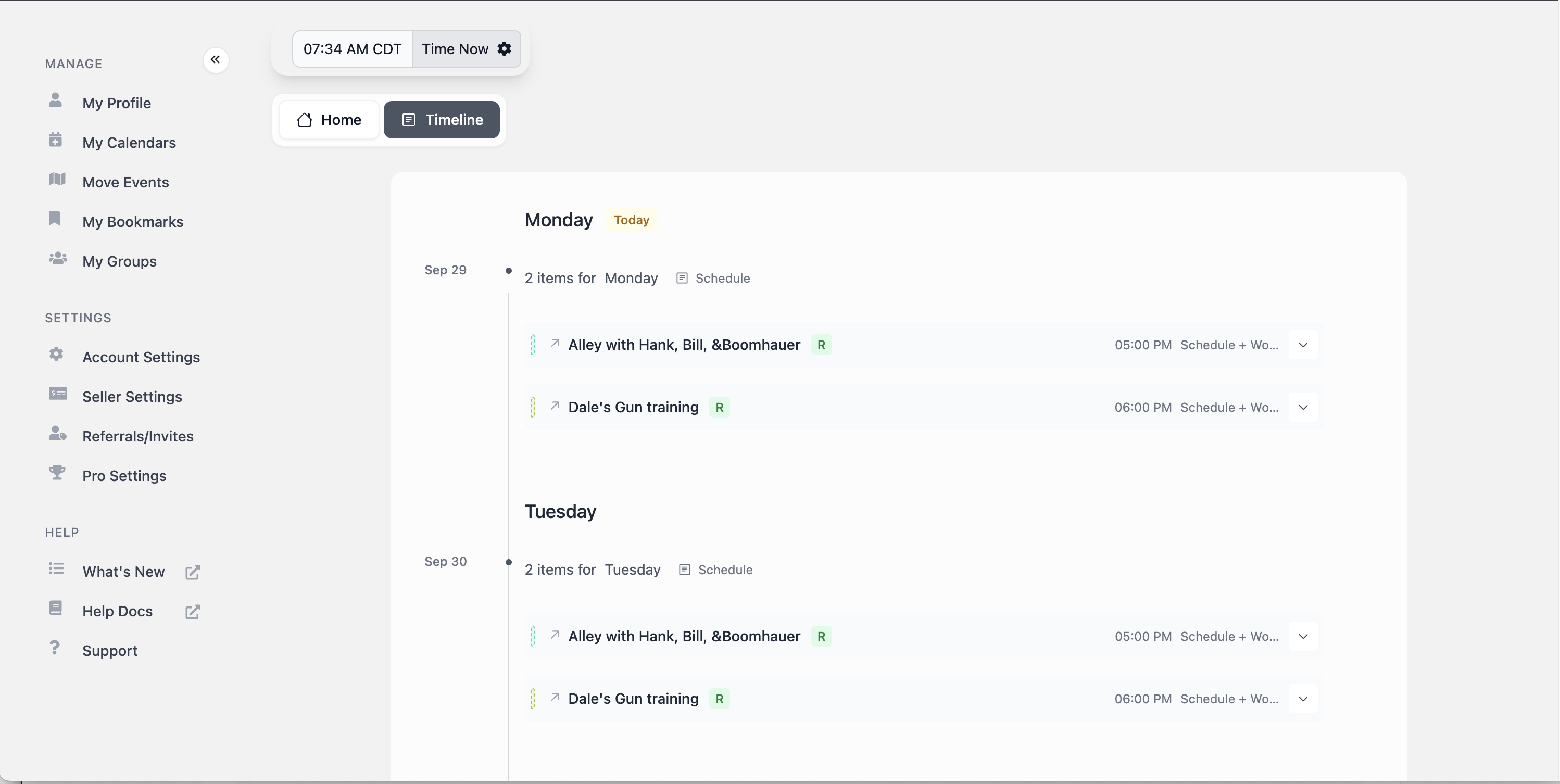 Move Dashboard