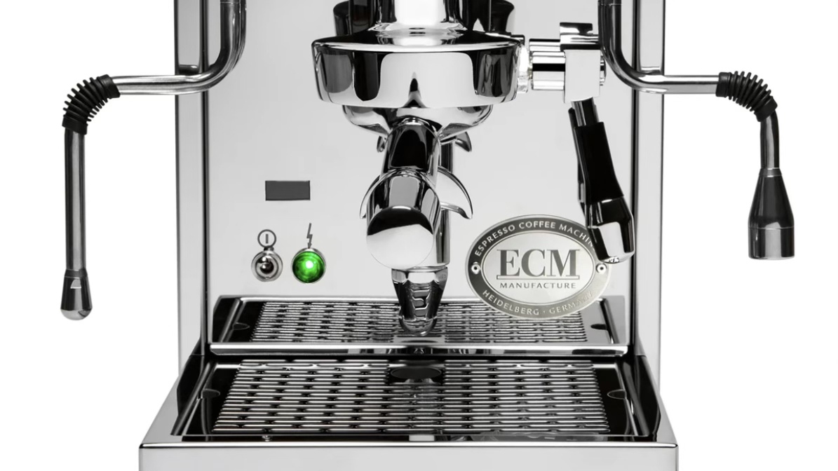 The TCM E61 espresso machine at my office